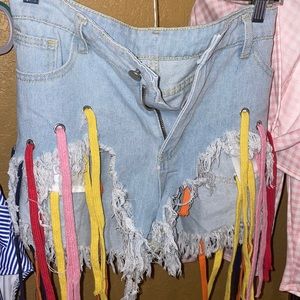 Cute shorts with color strings( Happy Pride Month)